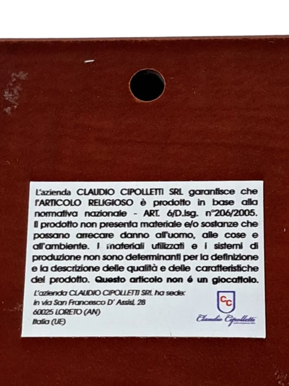 Claudio Cipolletti SRL Last Supper Plaque color 6